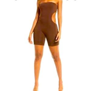Naked Wardrobe one piece with side cutout